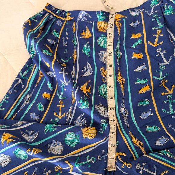 PENDLETON Plus Pants Women's 16W VTG Rayon Sea Stretch Waist Lightweight Pull On - Picture 11 of 13